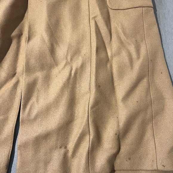 Zara Woman's Camel Double-Breasted Coat - Picture 7 of 10